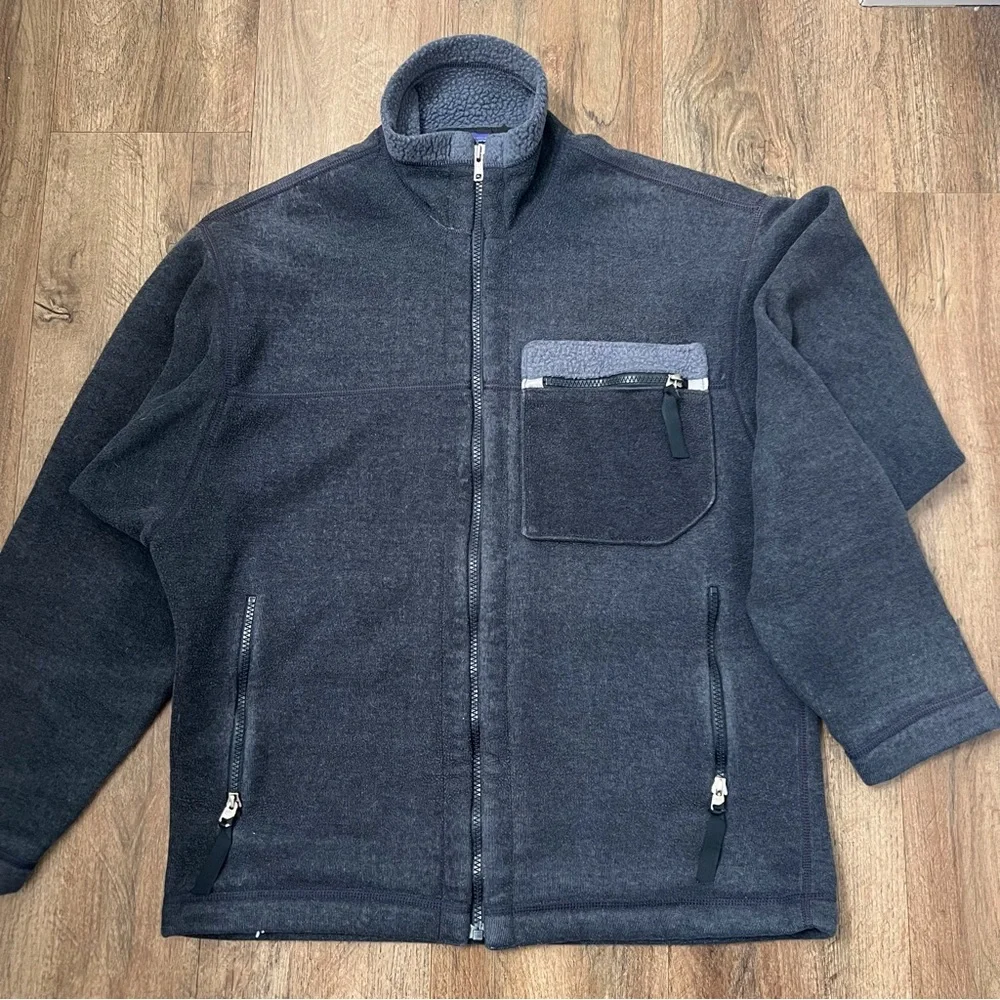 Patagonia Men's‎ Vintage Patagonia Full Zip Mid Pile Synchilla Fleece Size Small